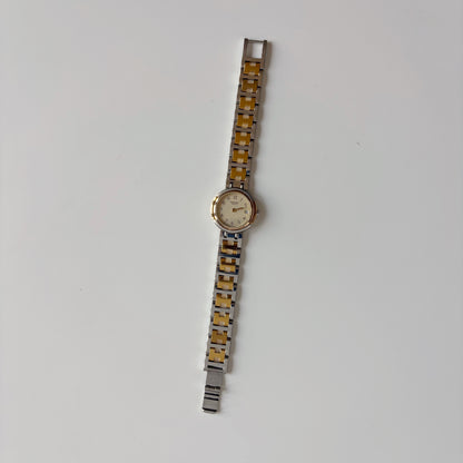 Hermes 1990s Windsor Two Tone Watch