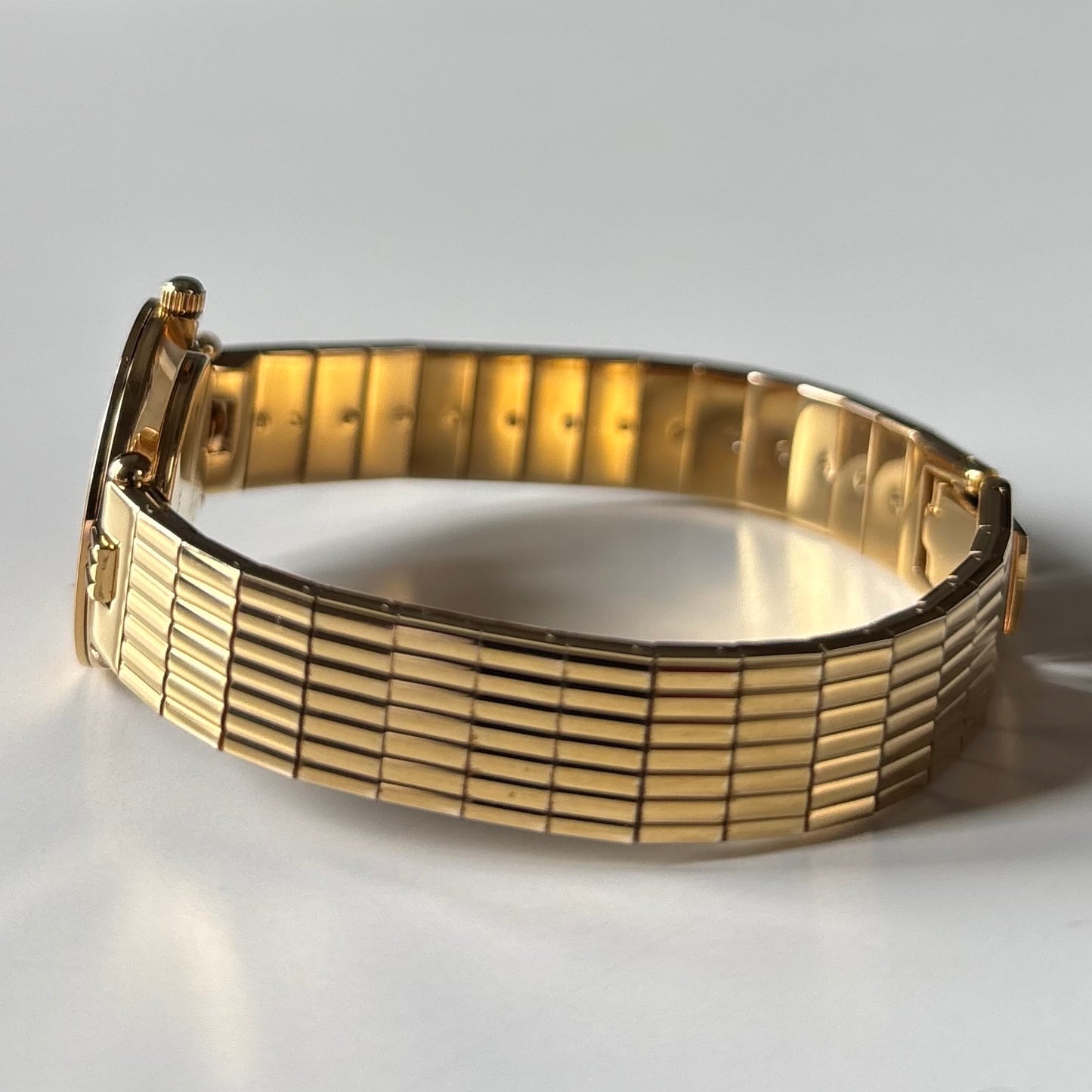Dior 1990s Round Dial Gold Plated Watch