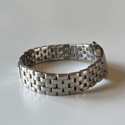 Givenchy 1990s Black Dial Silver Watch
