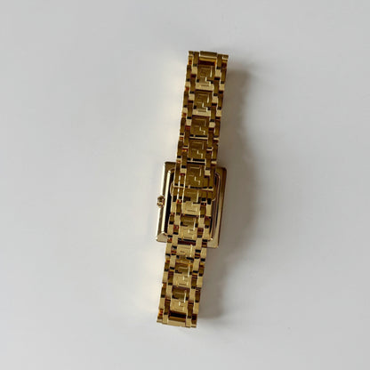 Fendi 1990s Tank Gold Plated Watch Limited Edition (only 2,500 pieces made)
