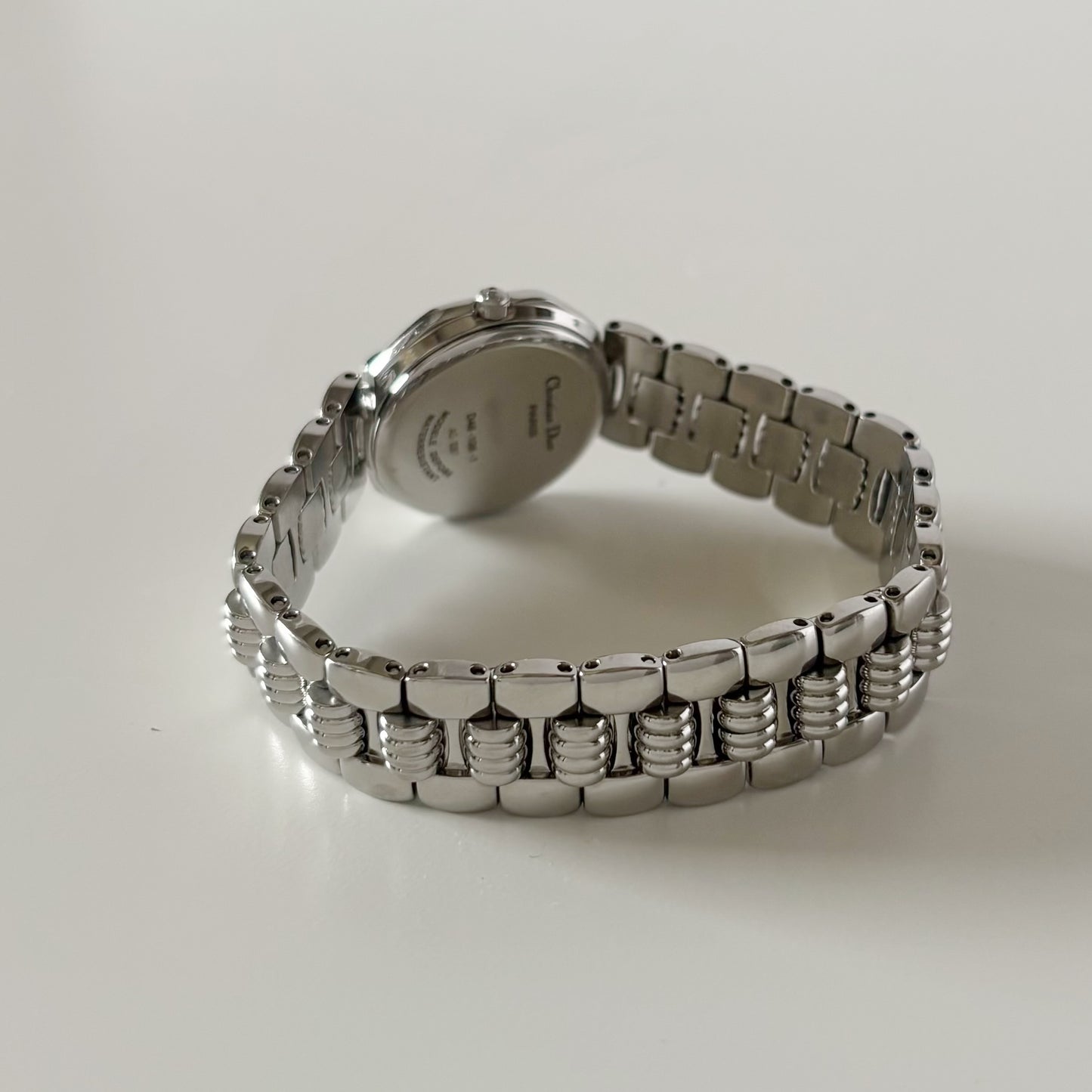 Dior 1990s Octagon Silver Watch