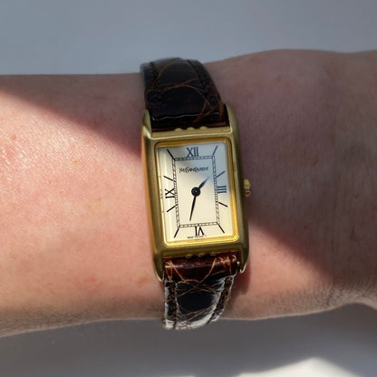 Yves Saint Laurent 1990s Tank Watch