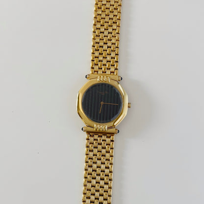 Dior 1990s Octagon Gold Plated Watch (Large)