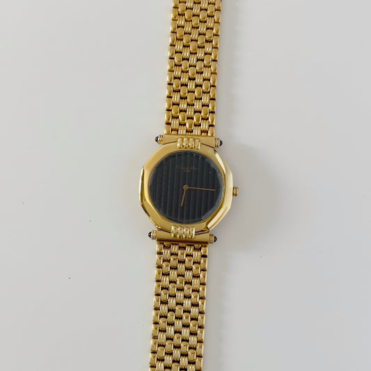 Dior 1990s Octagon Gold Plated Watch (Large)