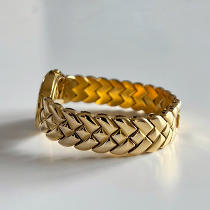 Dior 1990s Oval Dial Gold Plated Watch