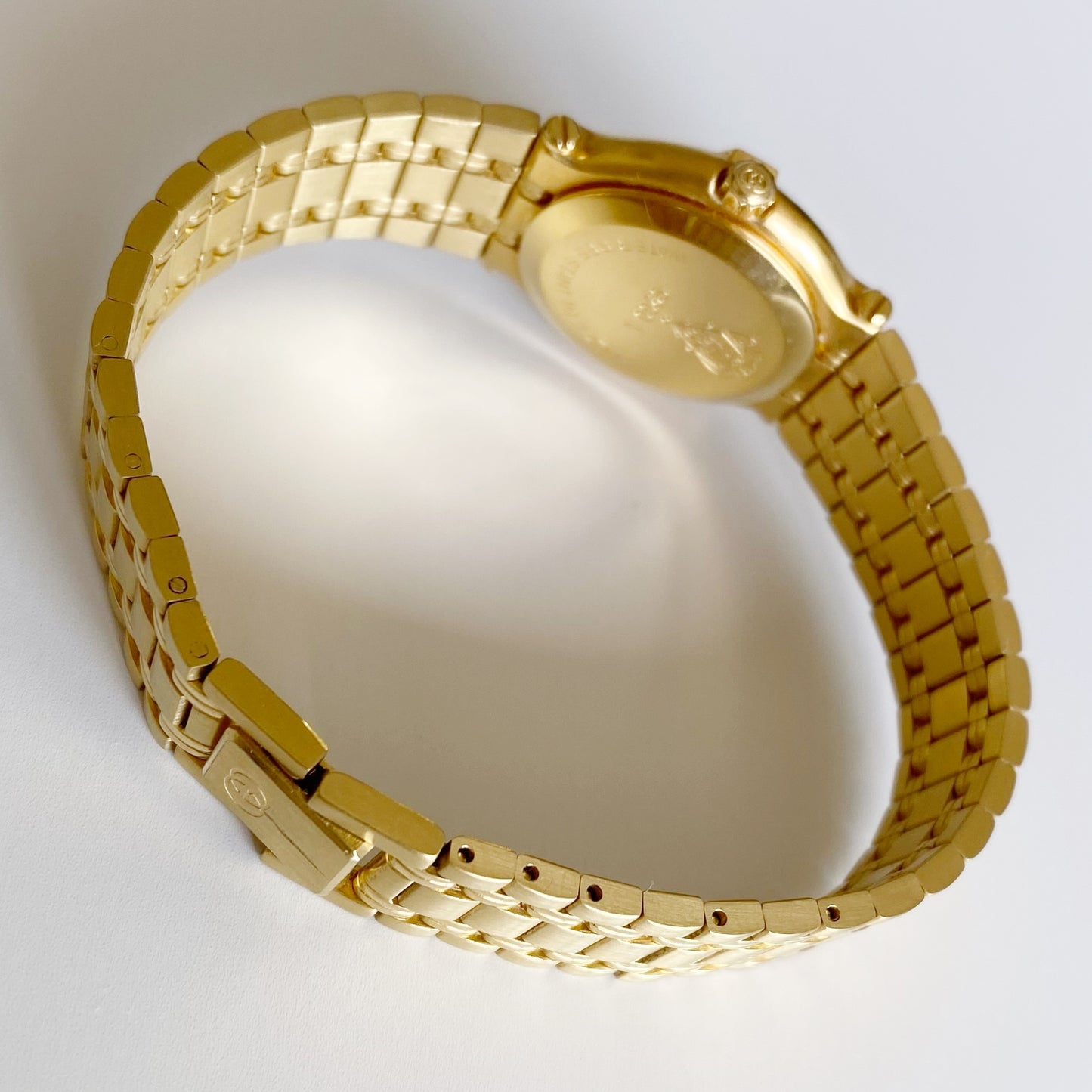 Gucci 1990s Gold Plated Date Watch