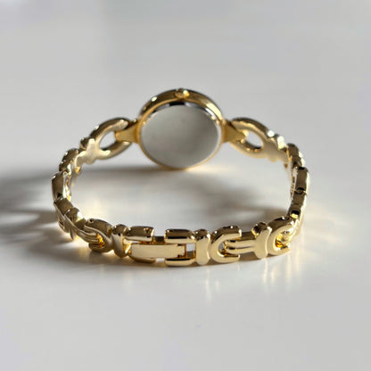 Dior 1990s Interchangeable Bezel Gold Plated Watch