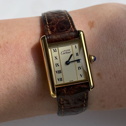 Cartier 1990s Must de Tank Watch SM