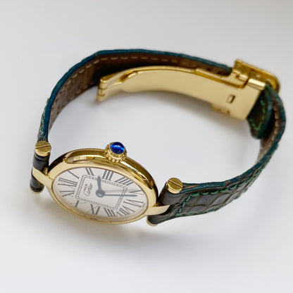 Cartier 1990s Vendome Opaline Watch SM