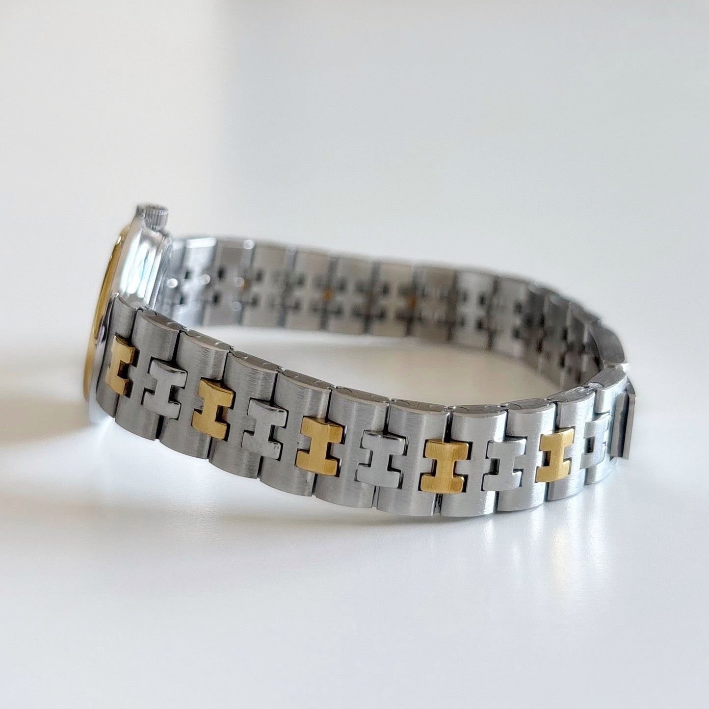 Hermes 1990s Olympia Two Tone Watch