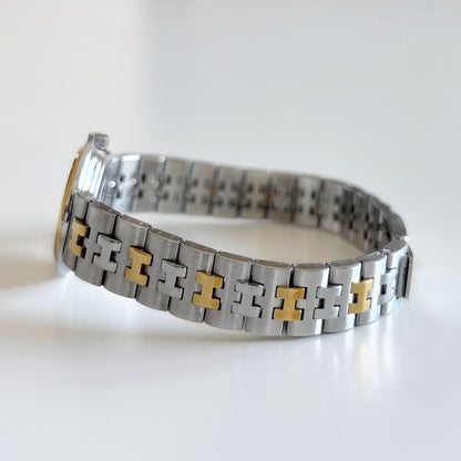 Hermes 1990s Olympia Two Tone Watch