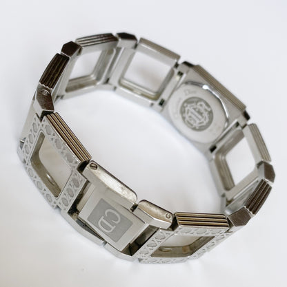 Dior Early 2000s Square Stainless Steel Watch