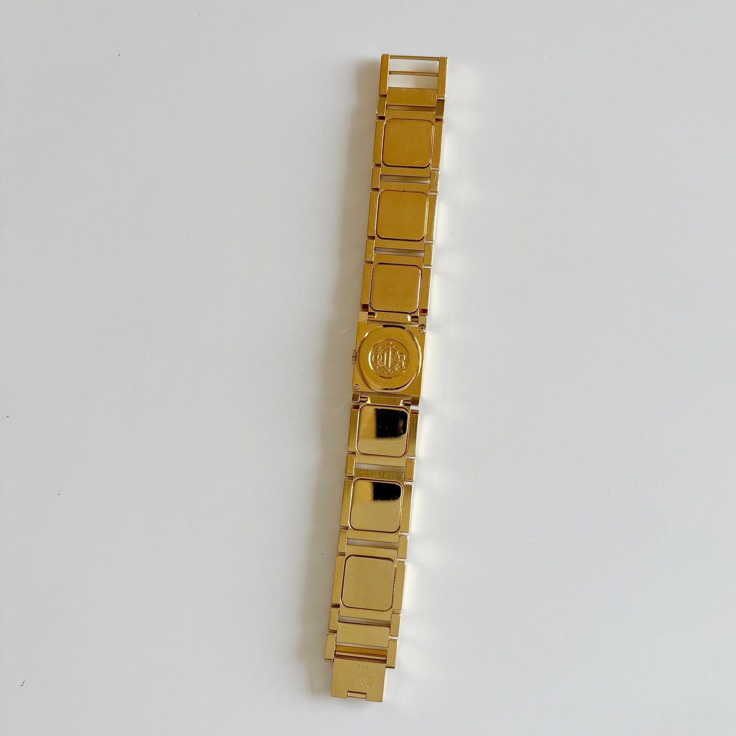 Dior 1990s La Parisienne Interchangeable Strap Gold Plated Watch