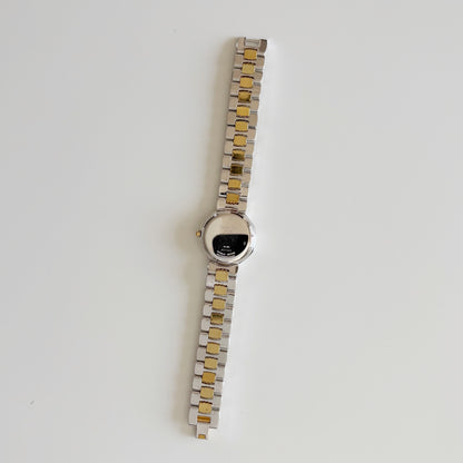 Dior 1990s Octagon Two Tone Watch