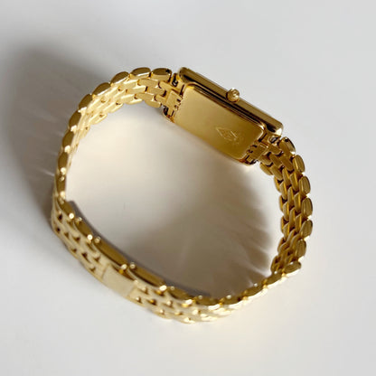 Gucci 1990s Tank Gold Plated Watch