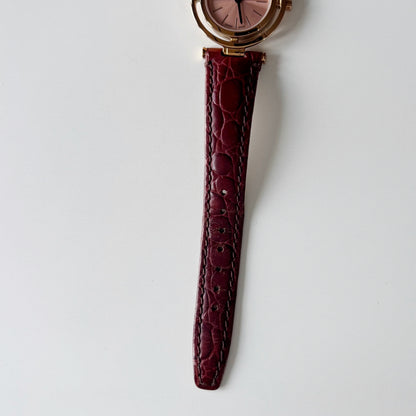 Celine Early 2000s  Round Dial Gold Plated Watch