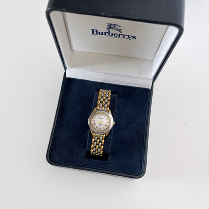 Burberry 1990s Two Tone Watch