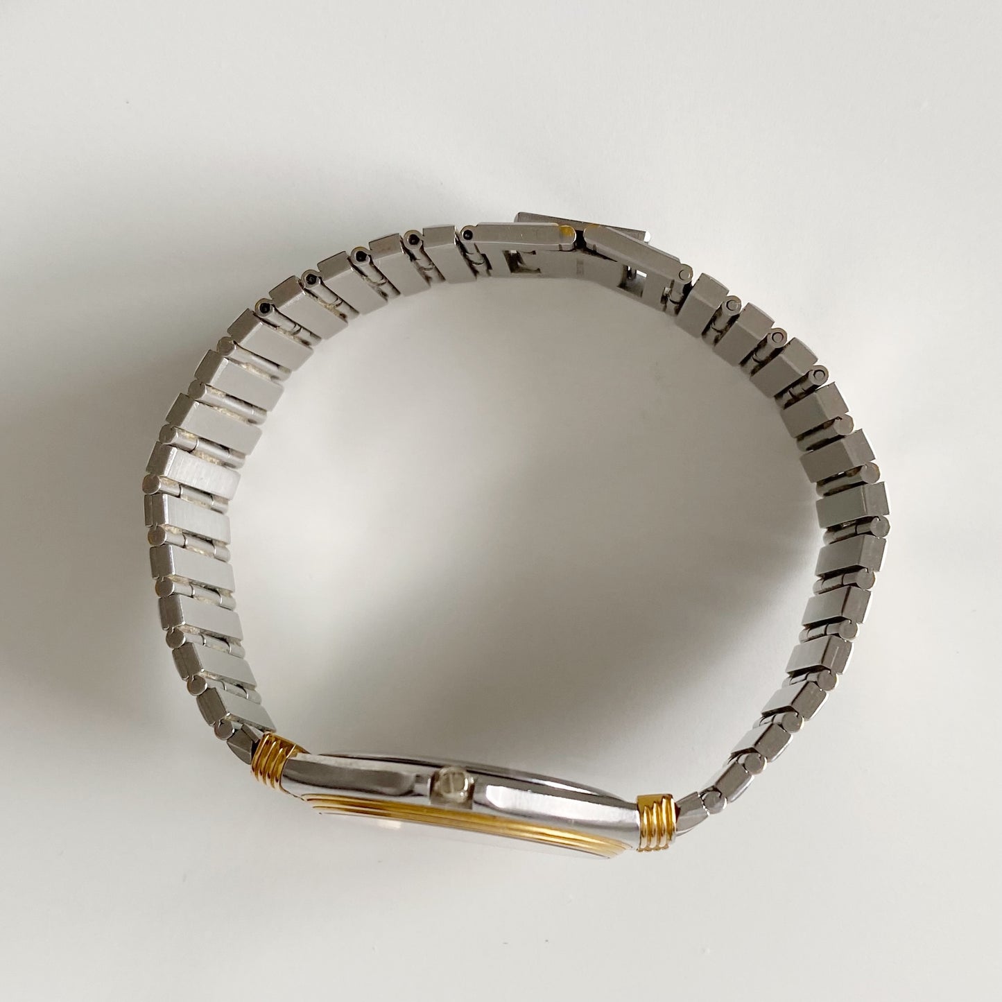 Dior 1990s Date Round Dial Two Tone Watch (Large)