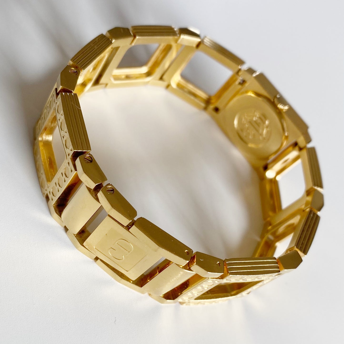 Dior Early 2000s La Parisienne Gold Plated Watch
