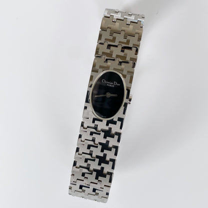 Dior Miss Dior Early 2000s Black Dial Stainless steel Watch