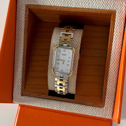 Hermes 1990s Croisier Two Tone Watch