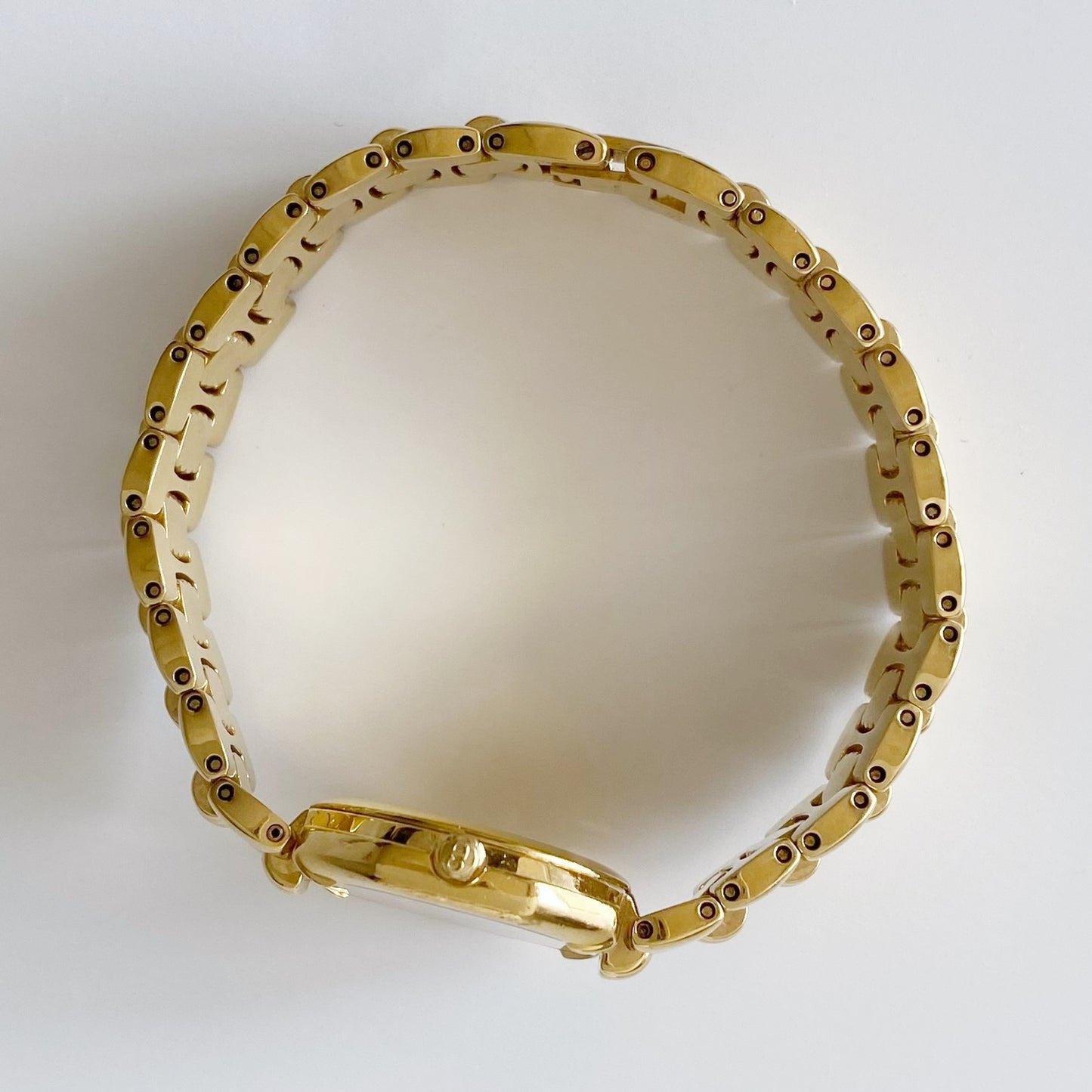 Dior 1990s Octagon Gold Plated Watch