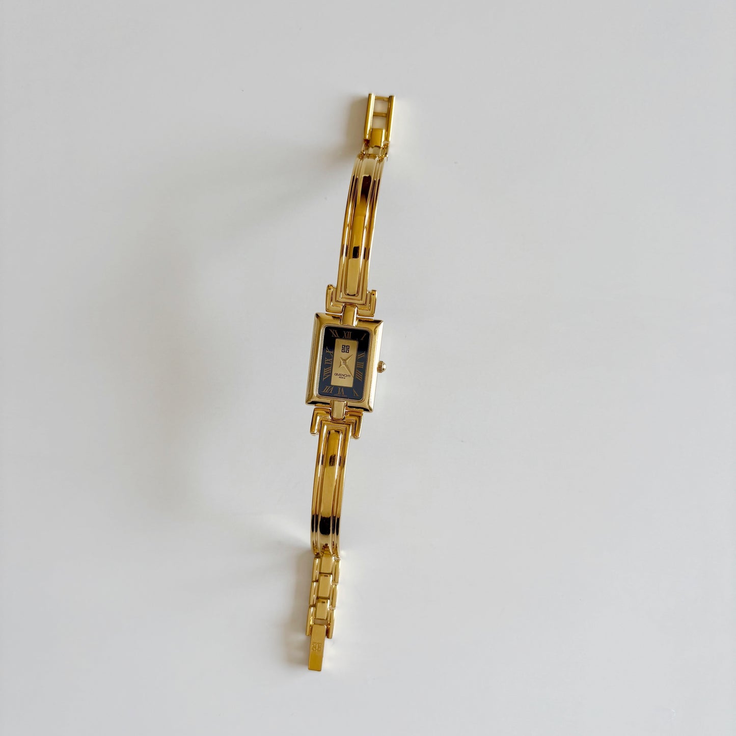 Givenchy 1990s Gold Plated Bangle Watch