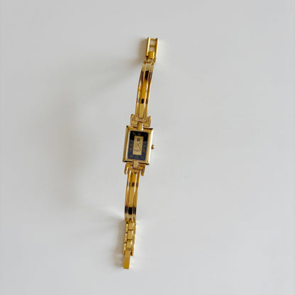 Givenchy 1990s Gold Plated Bangle Watch