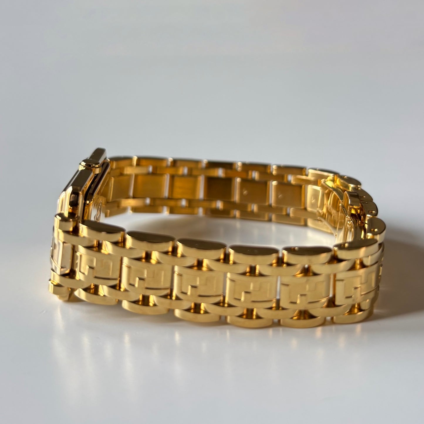 Fendi 1990s Tank Gold Plated Watch Limited Edition (only 2,500 pieces made)
