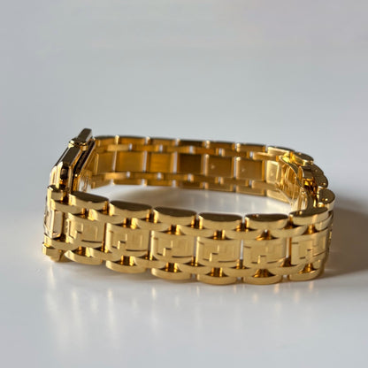 Fendi 1990s Tank Gold Plated Watch Limited Edition (only 2,500 pieces made)