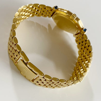 Dior 1990s Octagon Gold Plated Watch