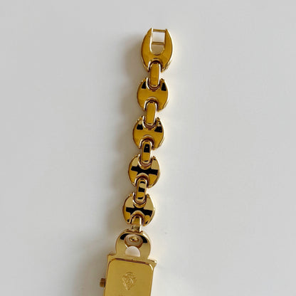 Gucci 1990s Interchangeable Strap Gold Plated Watch