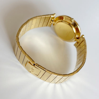 Dior 1990s Round Dial Gold Plated Watch (Large)