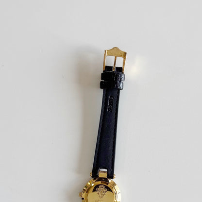 Gucci 1990s Round Dial Two Tone Watch