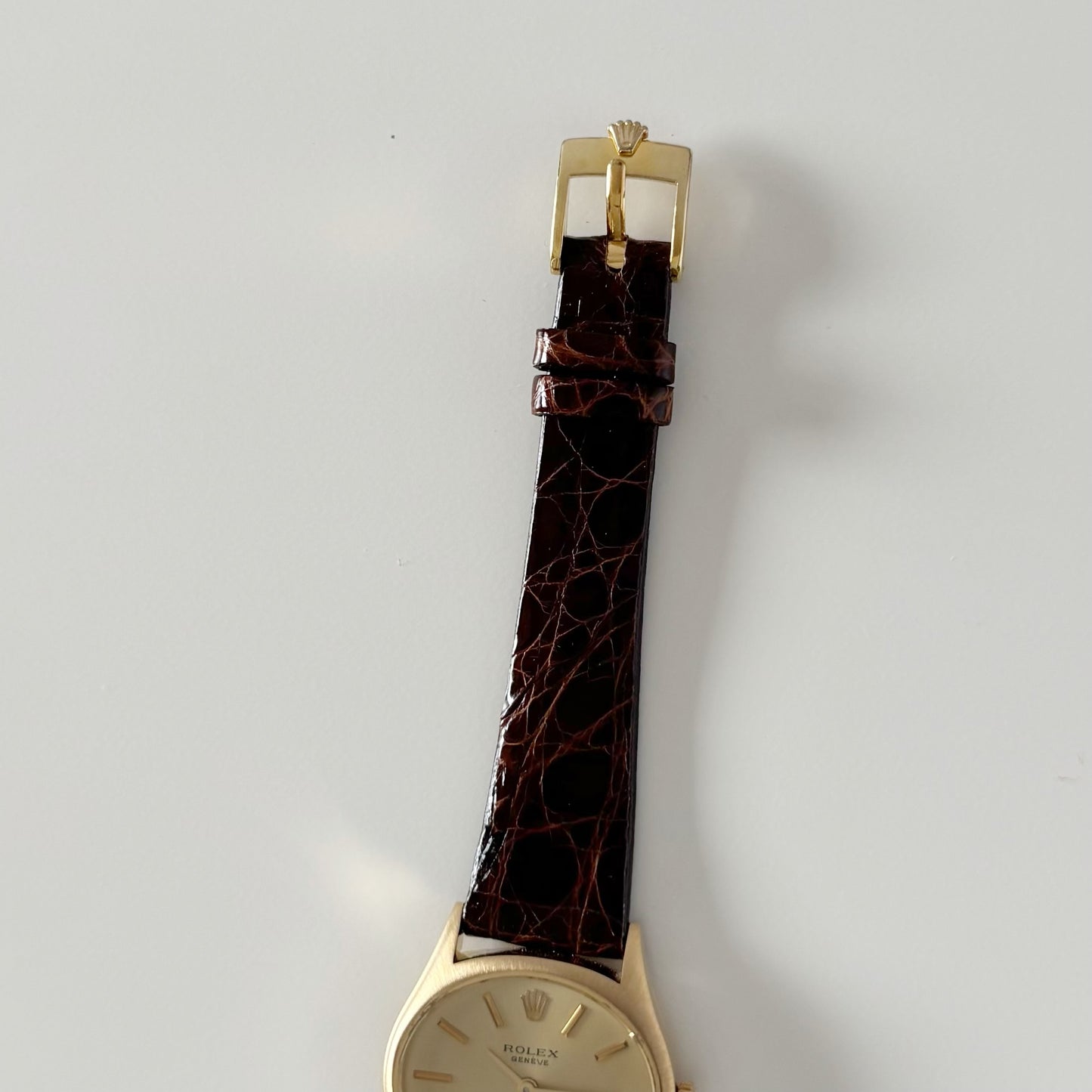 Rolex 1969 Cellini 18K Case Manual Wind Watch