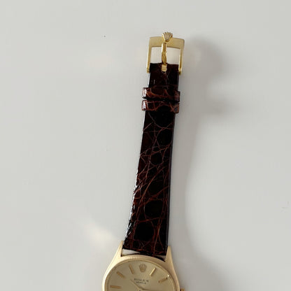Rolex 1969 Cellini 18K Case Manual Wind Watch
