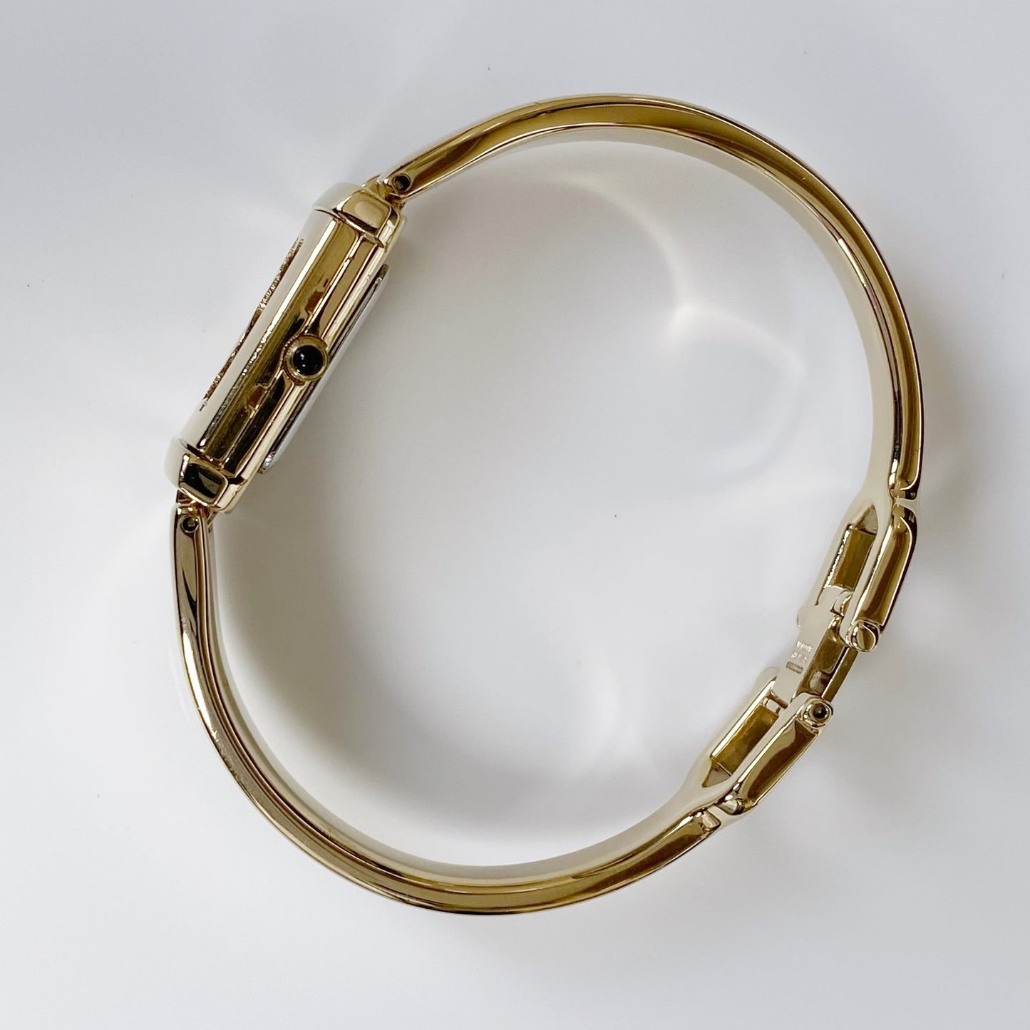 Yves Saint Laurent 1990s Gold Plated Bangle Watch