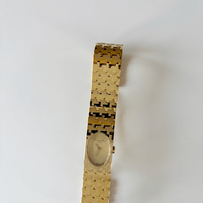 Dior Early 2000s Misss Dior Oval Dial Gold Plated Watch
