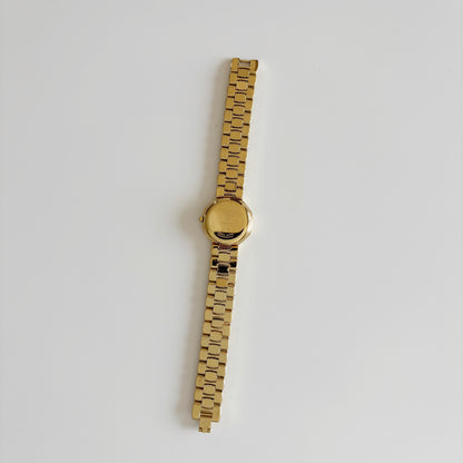 Dior 1990s Octagon Gold Plated Watch