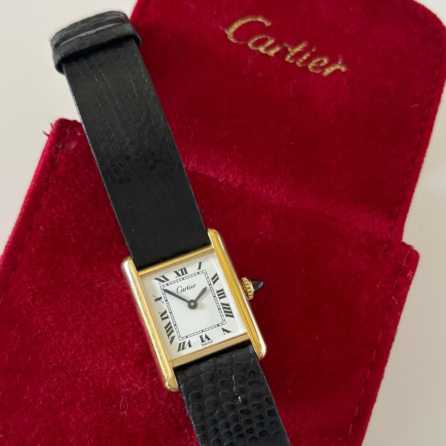Cartier 1970s Pre must Sapphire  Manual Winding (SM)