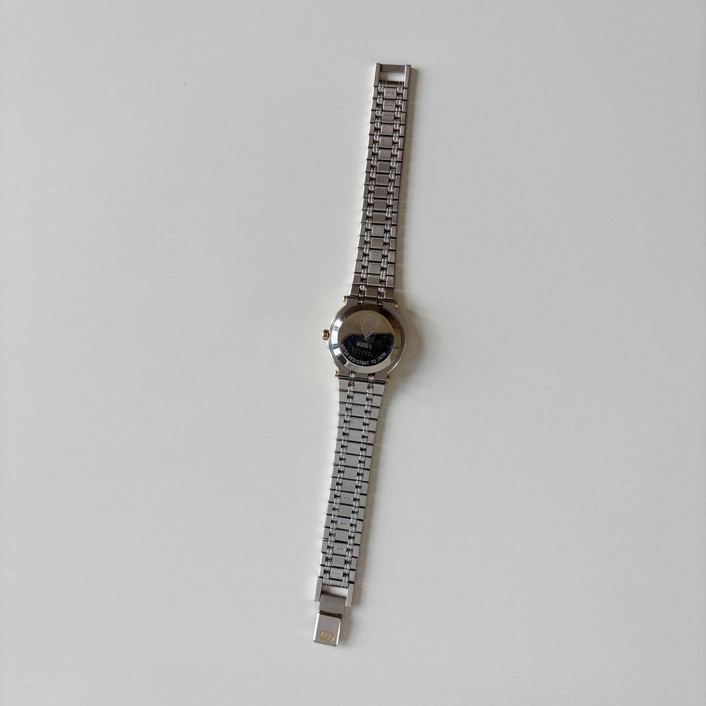 Gucci 1990s Date Round Dial Two Tone Watch