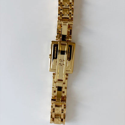 Fendi 1990s Tank Gold Plated Watch Limited Edition (only 2,500 pieces made)