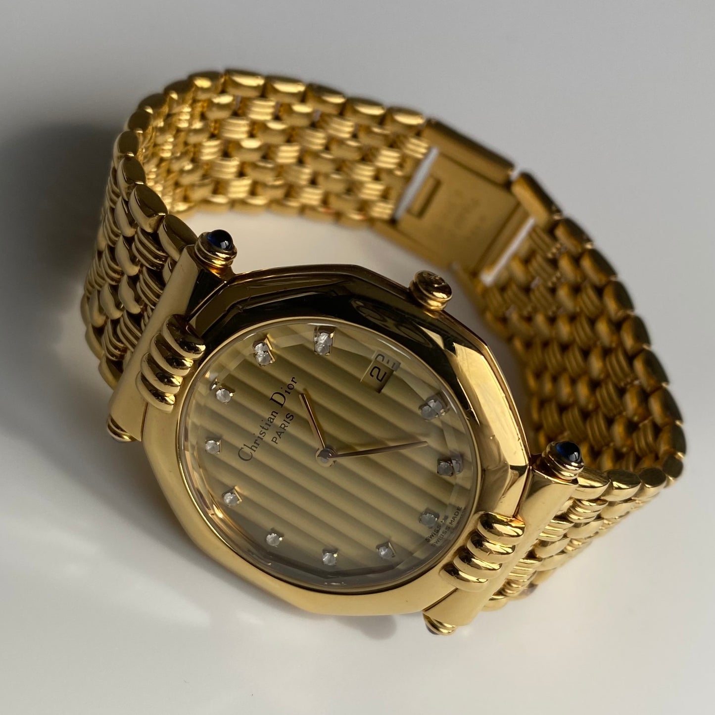 Dior 1990s Gold Plated Watch