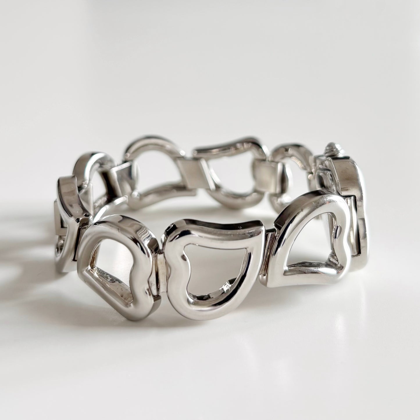 Yves Saint Laurent 1990s Heart shaped Watch