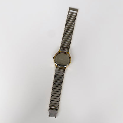 Yves Saint Laurent 1990s Date Two Tone Watch