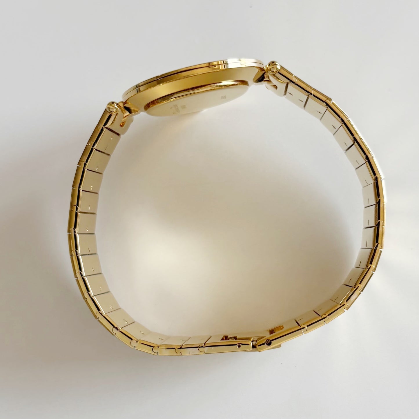 Dior 1990s Round Dial Gold Plated Watch (Large)