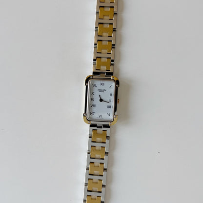Hermes 1990s Croisier Two Tone Watch