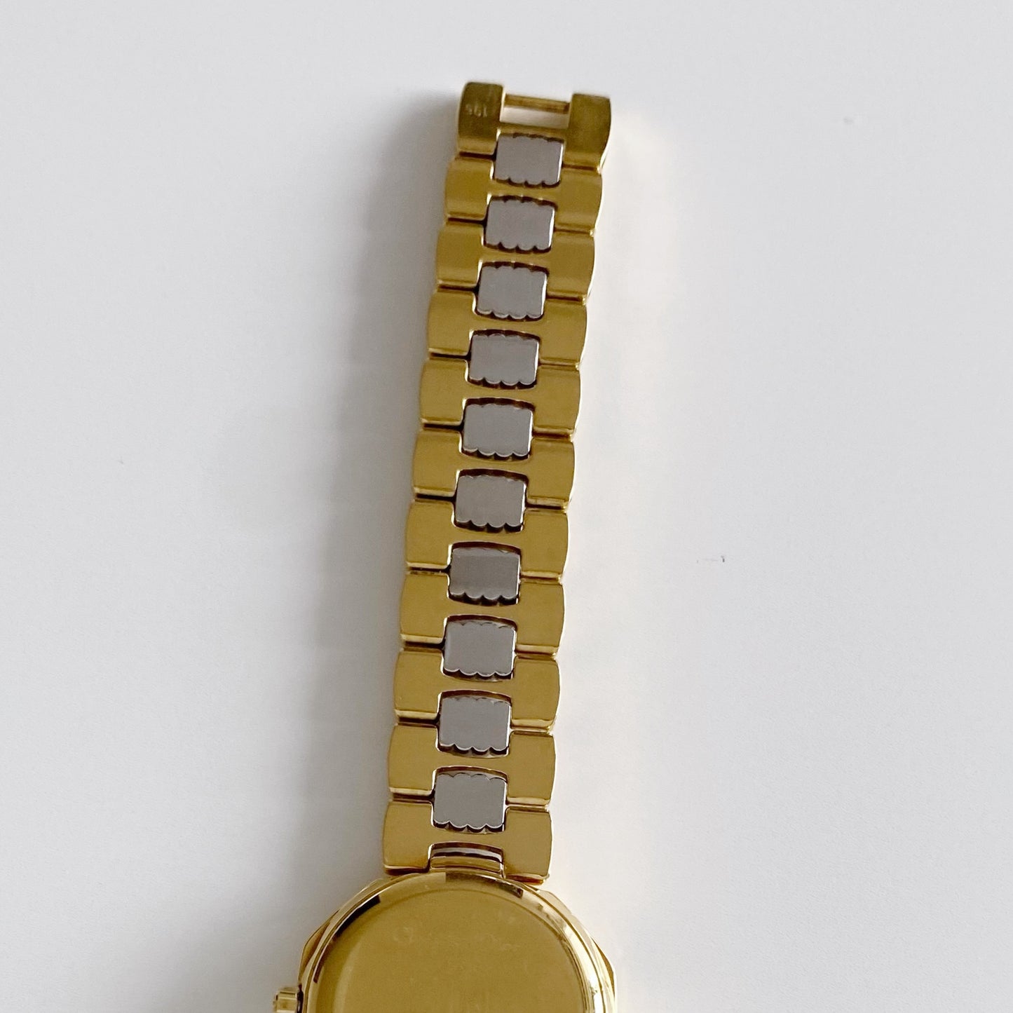 Dior 1990s Octagon Gold Plated Two Tone Watch