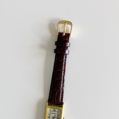 Yves Saint Laurent 1990s Tank Watch