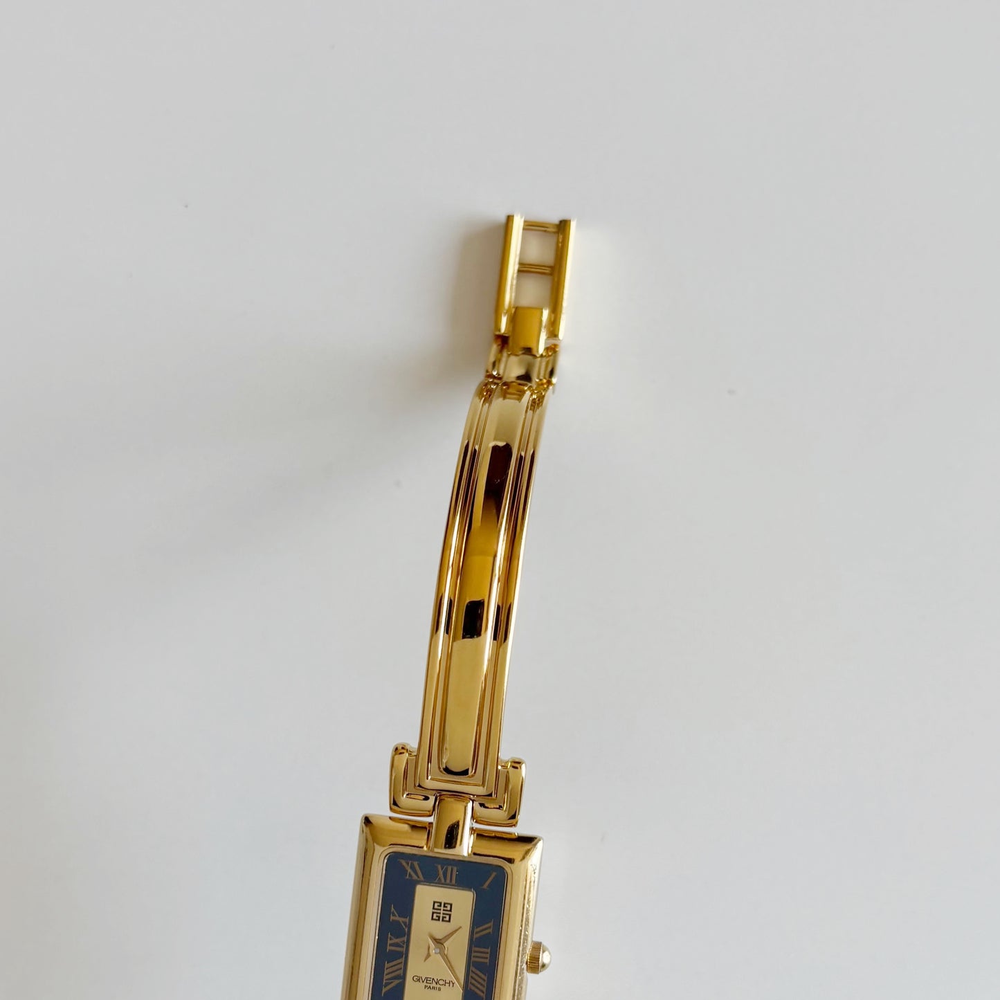 Givenchy 1990s Gold Plated Bangle Watch